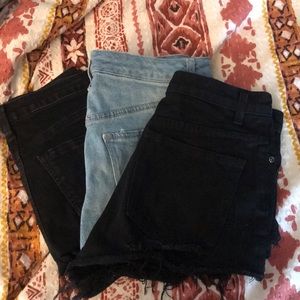High rise short bundle - various brands